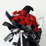 58x58cm BOPP Black - Trimmed Flower Packaging Sheets | P - HBGZ | MOQ 100pcs | Laribbon Custom - laribbons