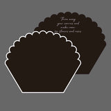 55x30x45cm BOPP Scalloped Flower Packaging Sheets | P - HBZ| MOQ 100pcs | Laribbon Custom - laribbons