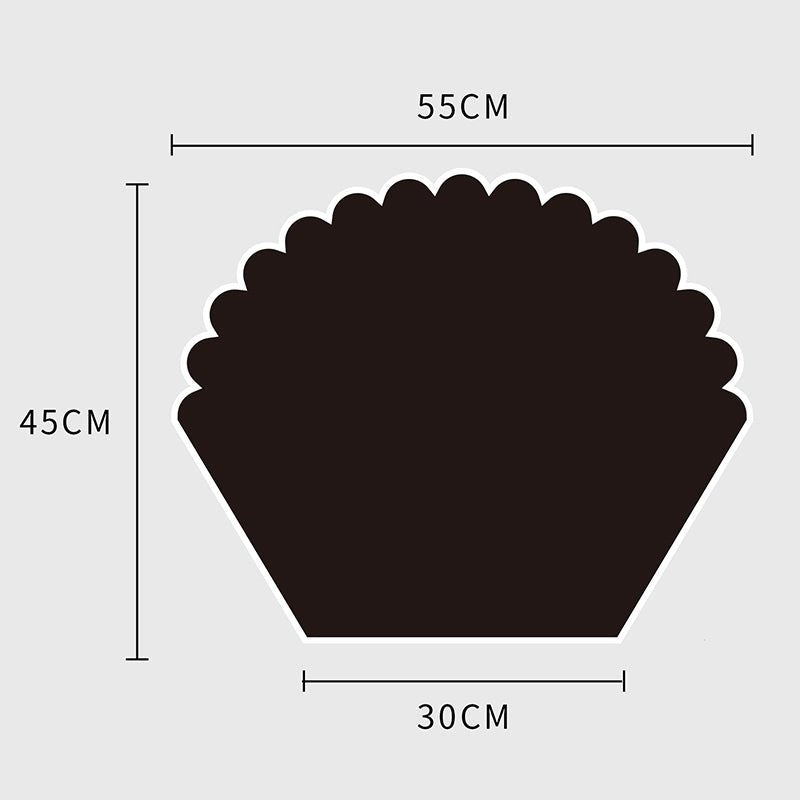 55x30x45cm BOPP Scalloped Flower Packaging Sheets | P - HBZ| MOQ 100pcs | Laribbon Custom - laribbons