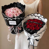 55x30x45cm BOPP Scalloped Flower Packaging Sheets | P - HBZ| MOQ 100pcs | Laribbon Custom - laribbons