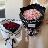 55x30x45cm BOPP Scalloped Flower Packaging Sheets | P - HBZ| MOQ 100pcs | Laribbon Custom - laribbons