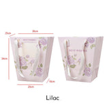 30×20×34cm Floral Print Flower Gift Bag with Window | HB - HDSTD | Laribbons Custom - laribbons