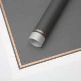 58x58cm Matte Film with Gold Trim Flower Packaging Sheets | P - HX038 | MOQ 100pcs | Laribbon Custom - laribbons