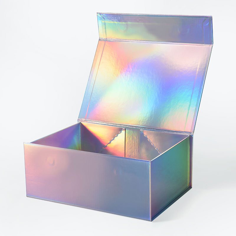 Glossy Laminated Magnetic Foldable Rigid Gift Box - Medium Size | Multiple Colors | Custom Logo Available