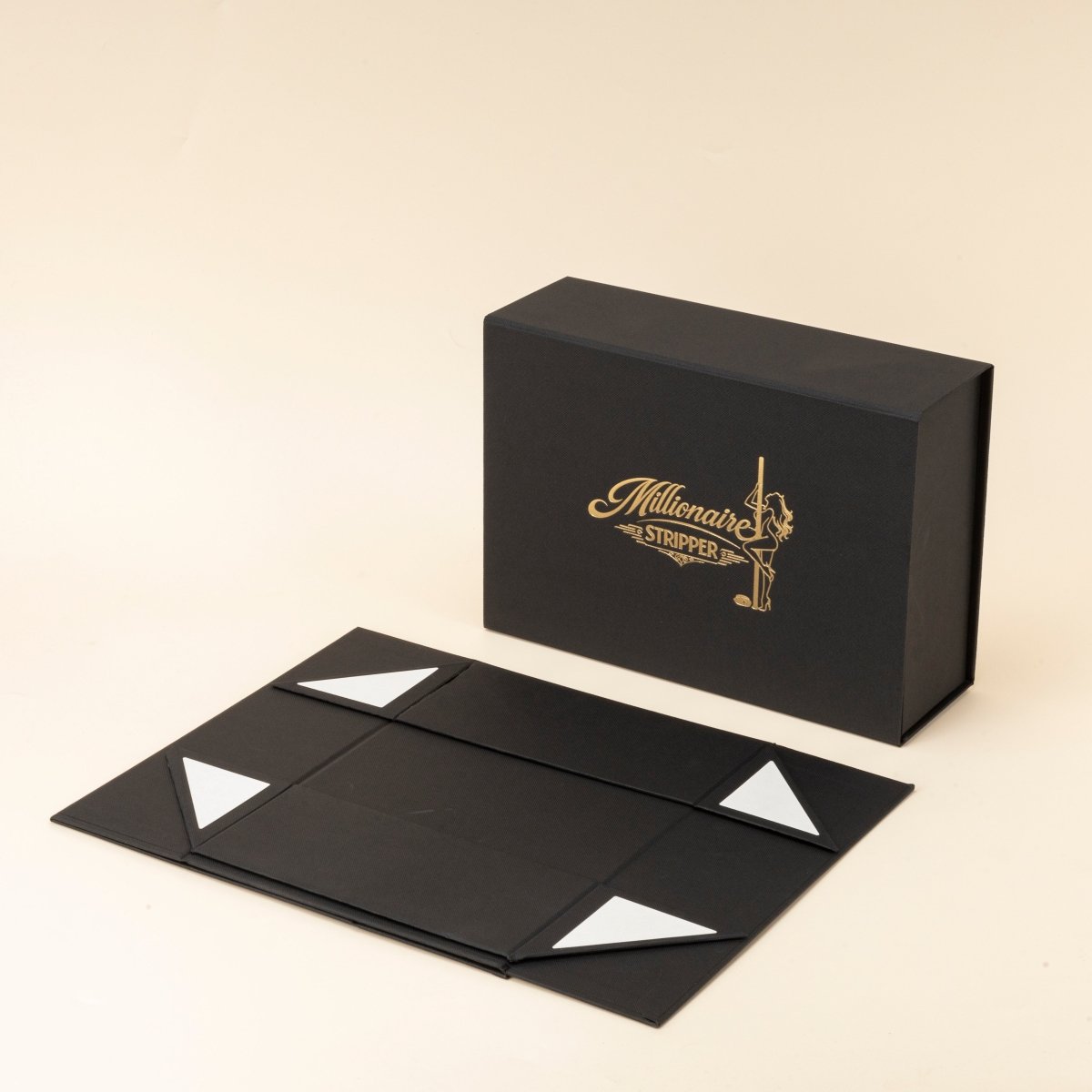 🧲 Custom Magnetic Folding Gift Box with Logo | Stock sizes and colors (6 Colors&Full Size) with logo printing | MOQ 20 gift boxes/ 1 carton | Prices include shipping - Laribbons Custom