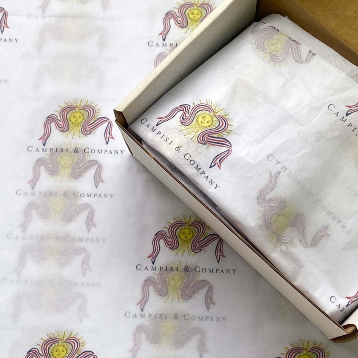 Custom Multi - Color Tissue Paper | Valentine's Day Warp Personalized, Eco - Friendly Wraps | Free Shipping | LaRibbons - laribbons