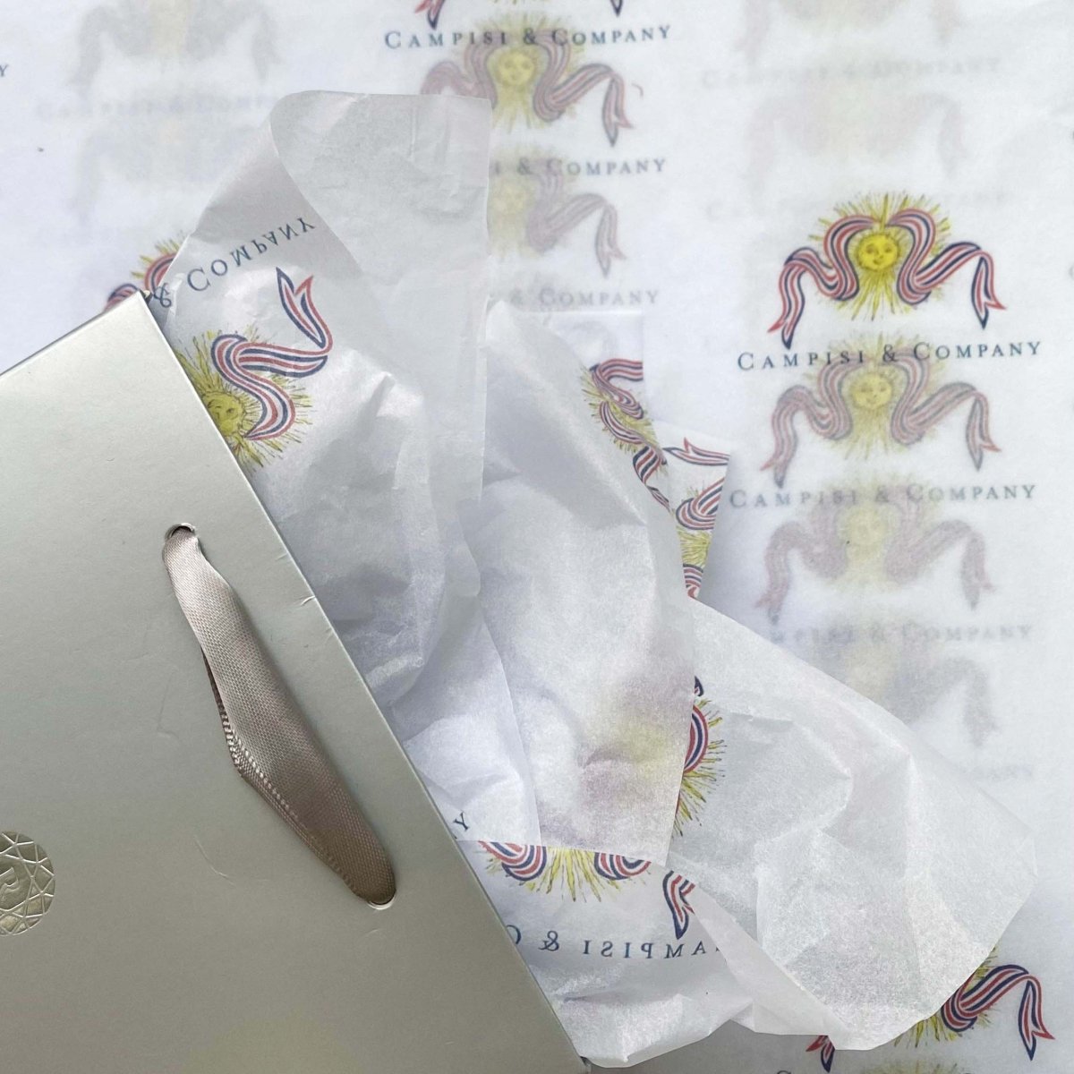 Custom Multi - Color Tissue Paper | Valentine's Day Warp Personalized, Eco - Friendly Wraps | Free Shipping | LaRibbons - laribbons