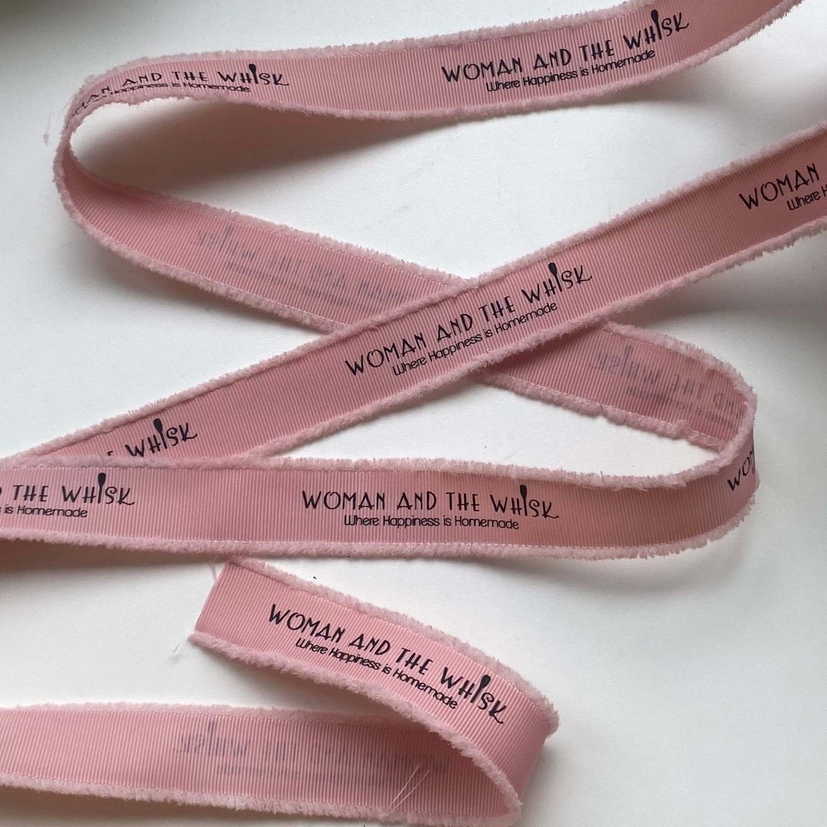 Custom Frayed Edge Grosgrain Ribbon –Mother’s Day Single - Color Printing | 5/8" • 1" • 1.5" Widths | Laribbons Custom - laribbons