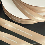 Elegant Custom Grosgrain Edge Satin Ribbon - 100 Yards per Roll for Crafting, Decorating, and Gift Wrapping - Laribbons Custom