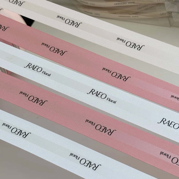 Elegant Custom Grosgrain Edge Satin Ribbon - 100 Yards per Roll for Crafting, Decorating, and Gift Wrapping - Laribbons Custom