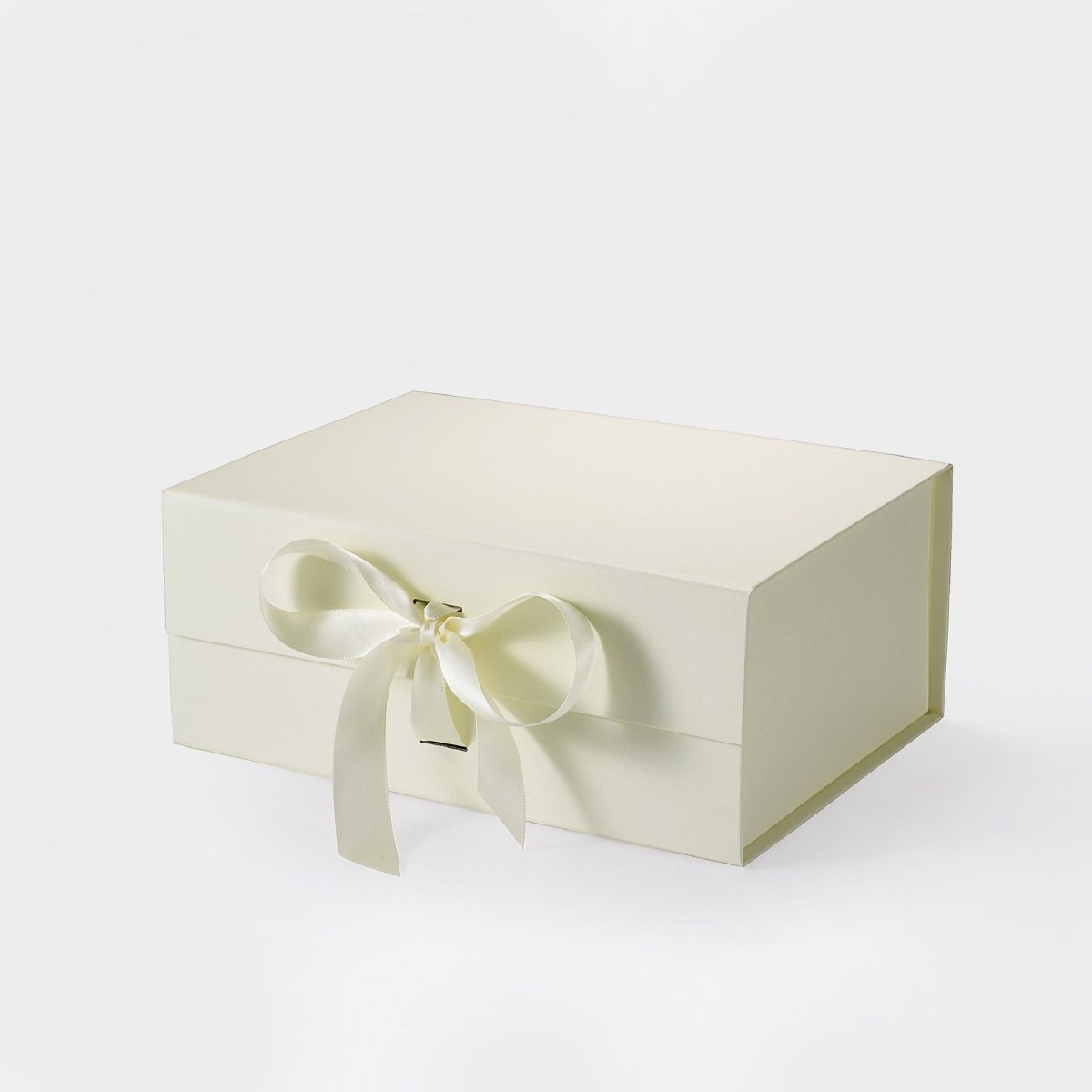 Custom Logo Ribbon Gift Boxes – 9.25×6.7×4 in, Foldable & Collapsible | 20 Colors | Laribbons Custom - laribbons Custom Shop