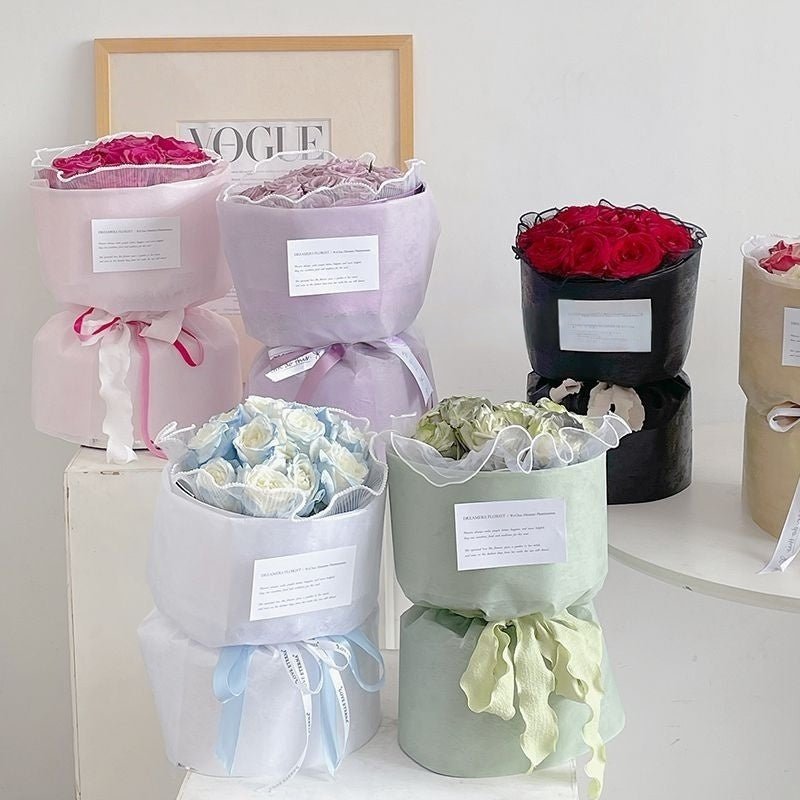 58x58cm Non - woven Matte Flower Packaging Sheets | P - JHMHT | MOQ 100pcs | Laribbon Custom - laribbons