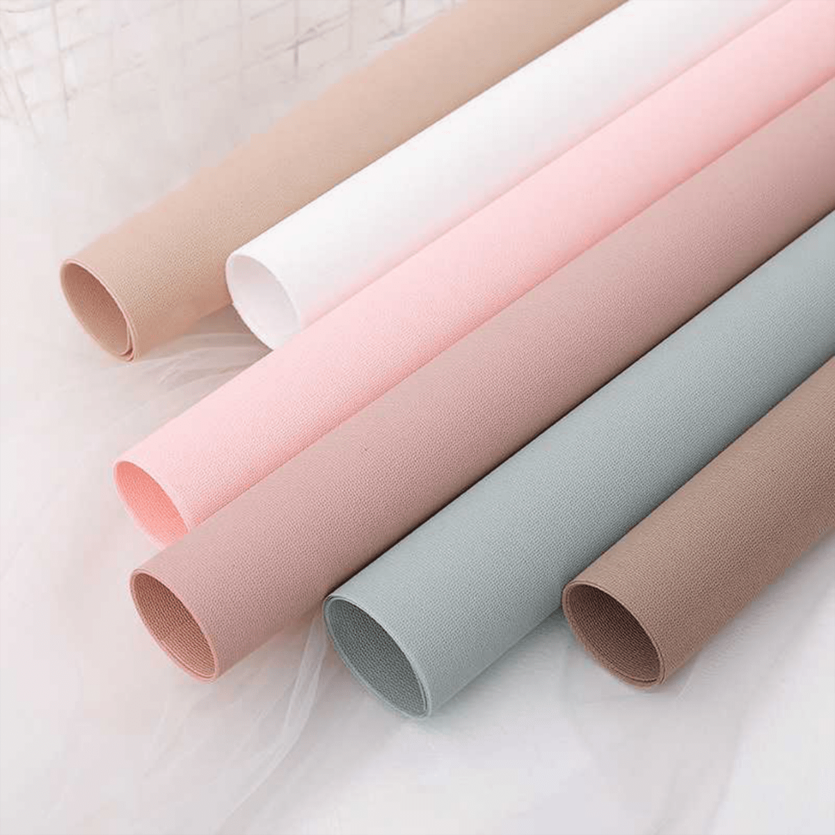 58x58cm PE Textured Paper Flower Packaging Sheets | P - KFZ | MOQ 100pcs | Laribbon Custom - laribbons