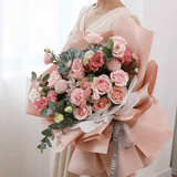 58x58cm PE Textured Paper Flower Packaging Sheets | P - KFZ | MOQ 100pcs | Laribbon Custom - laribbons