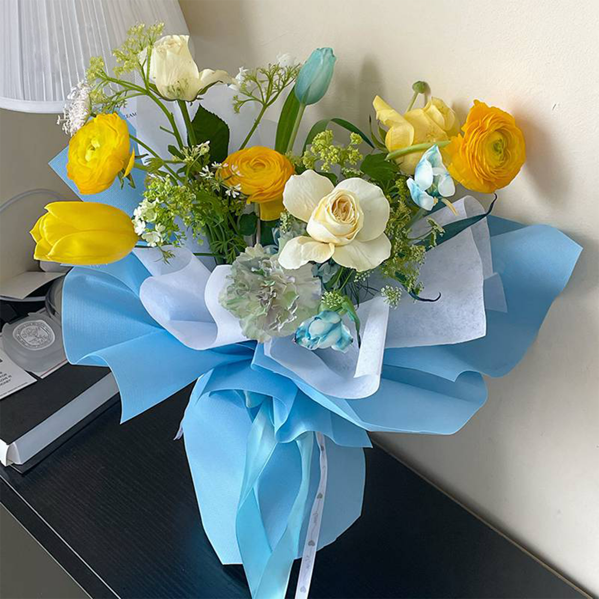 58x58cm PE Textured Paper Flower Packaging Sheets | P - KFZ | MOQ 100pcs | Laribbon Custom - laribbons