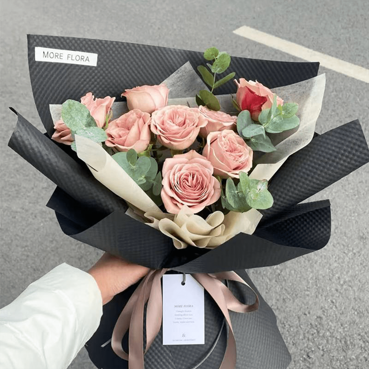 53x53cm Paper Flower Packaging Sheets | MOQ 100pcs | Laribbon Custom - laribbons