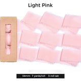 Handmade Chiffon Ribbon with Raw Edge – 1.5