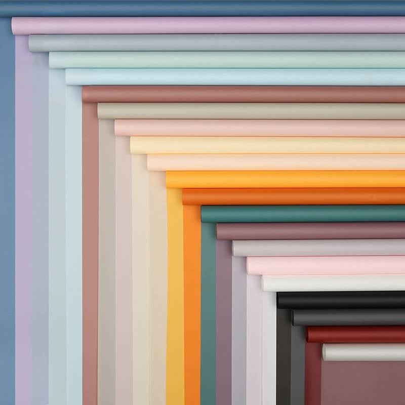 58x58cm Matte Film Flower Packaging Sheets | P - MTZ | MOQ 100pcs | Laribbon Custom - laribbons