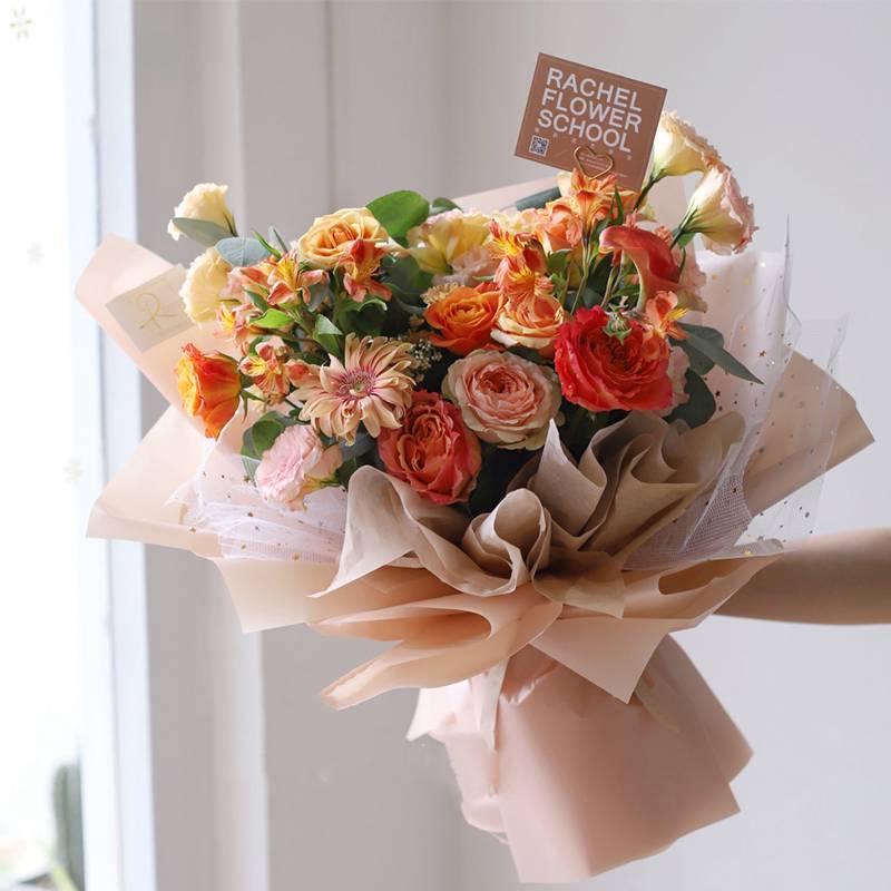 58x58cm Matte Film Flower Packaging Sheets | P-MTZ | MOQ 100pcs | Laribbon Custom