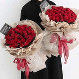 58x58cm Matte Film Flower Packaging Sheets | P - MTZ | MOQ 100pcs | Laribbon Custom - laribbons