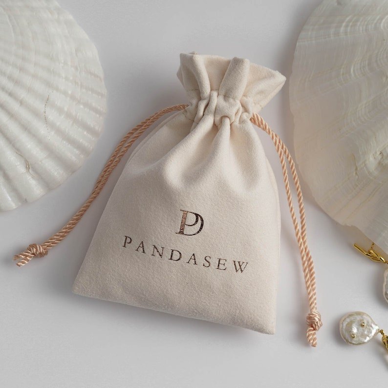 Custom Luxury Suede Drawstring Bags - Personalized Logo Jewelry | Prices include shipping - laribbons Custom Shop