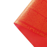 Floral Wrapping Paper Like Newspaper BOPP | MOQ 100pcs | Laribbon Custom - laribbons Custom Shop