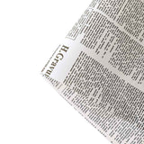 Floral Wrapping Paper Like Newspaper BOPP | MOQ 100pcs | Laribbon Custom - laribbons Custom Shop