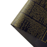 Floral Wrapping Paper Like Newspaper BOPP | MOQ 100pcs | Laribbon Custom - laribbons Custom Shop