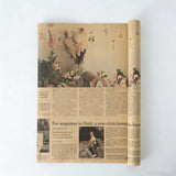 50x70cm 100gsm Vintage Newspaper Print Flower Packaging Sheets | P - NP005 | MOQ 100pcs | Laribbon Custom - laribbons
