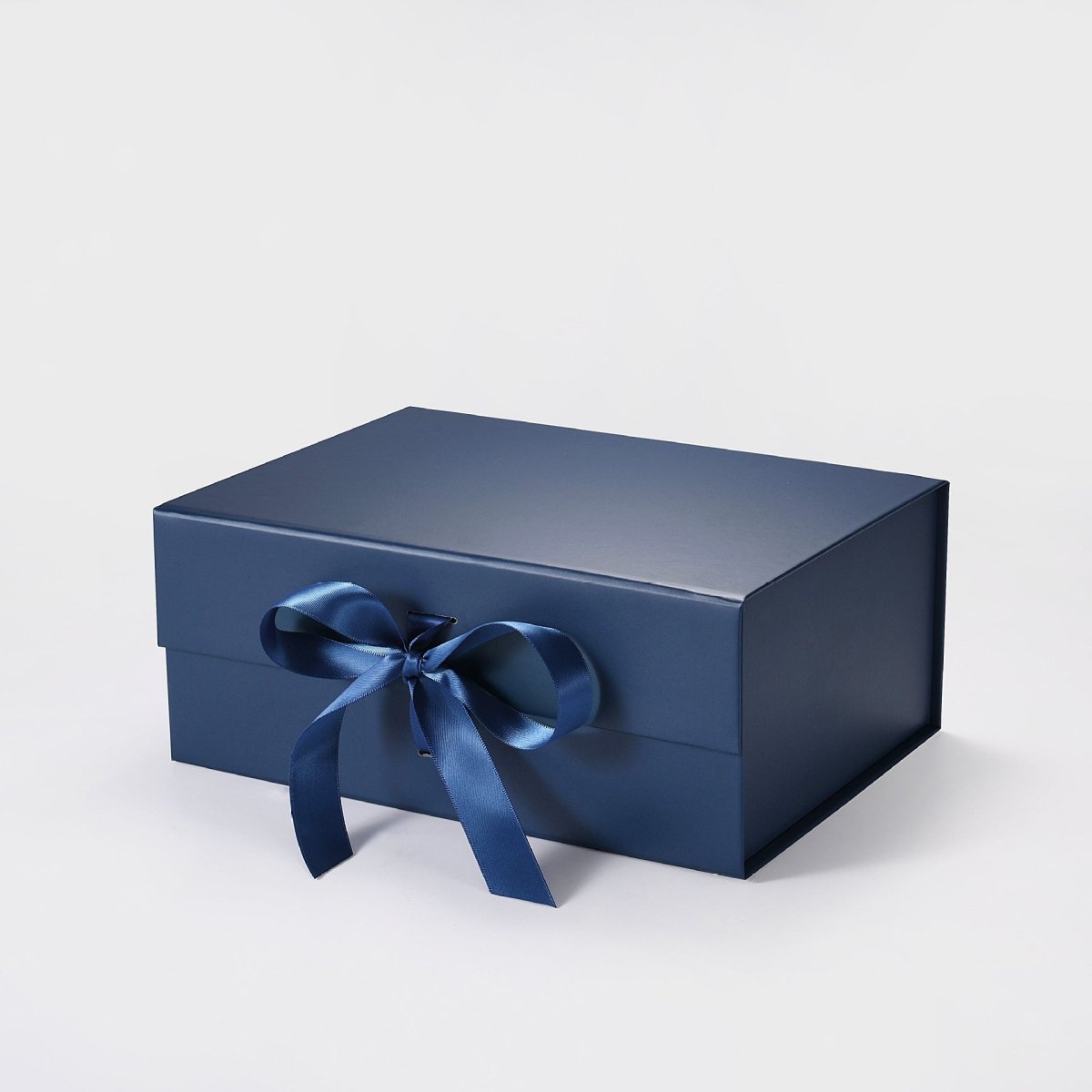 Custom Logo Ribbon Gift Boxes – 9.25×6.7×4 in, Foldable & Collapsible | 20 Colors | Laribbons Custom - laribbons Custom Shop