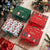 Christmas Magnetic Gift Box, Pre-folded Flat Pack Gift Box with Satin Bow | 2 Sizes, 2pcs/Set, MOQ 5 Sets | Mixable - Laribbons Custom