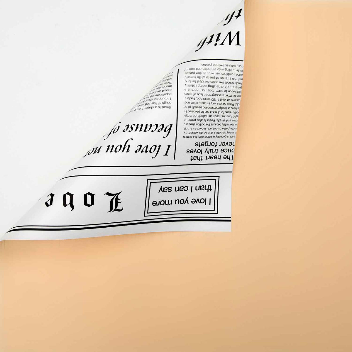 58x58cm BOPP Double Sided Floral Packaging Sheets | MOQ 100pcs | Laribbon Custom - laribbons