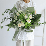 58x58cm BOPP Double Sided Floral Packaging Sheets | MOQ 100pcs | Laribbon Custom - laribbons