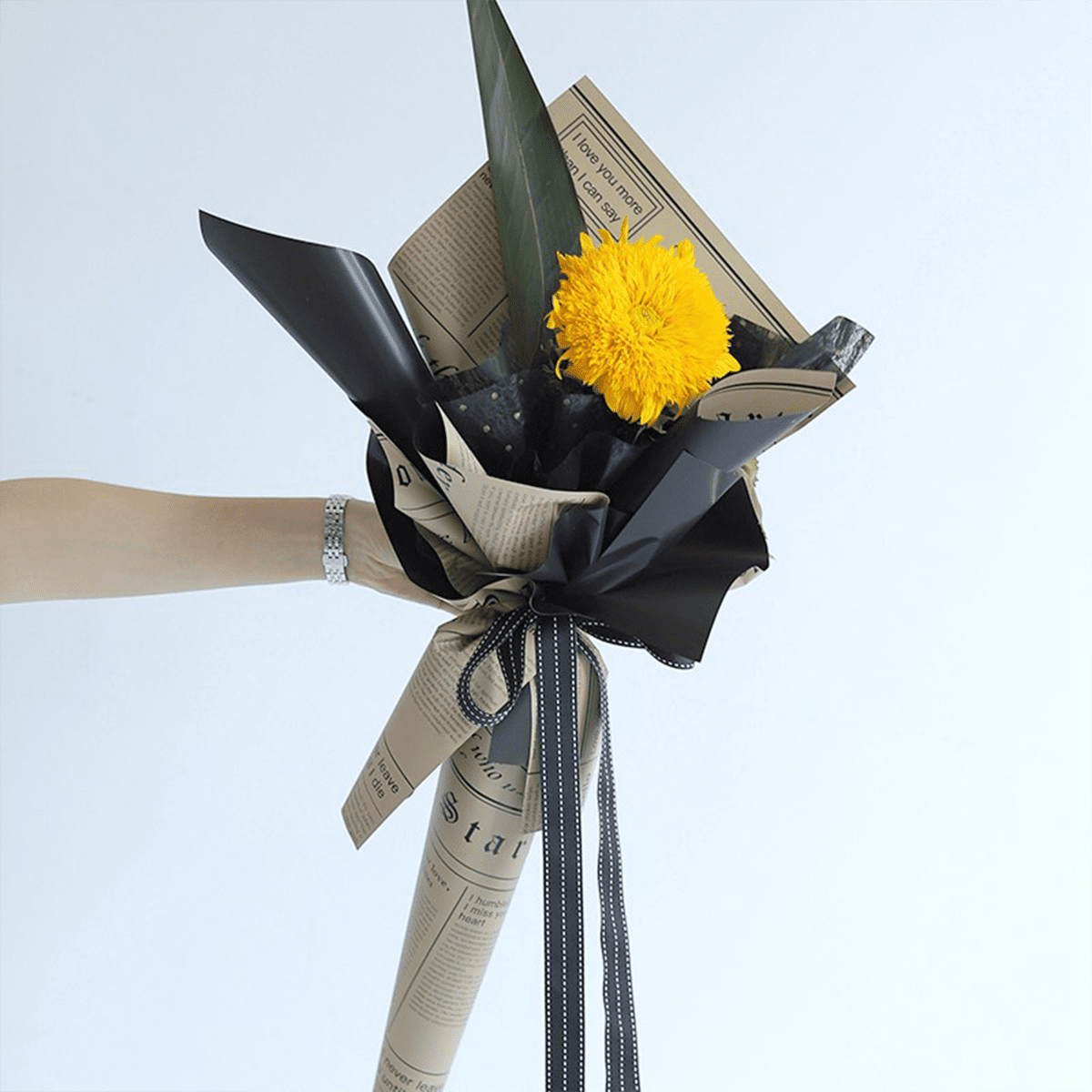 58x58cm BOPP Double Sided Floral Packaging Sheets | MOQ 100pcs | Laribbon Custom - laribbons