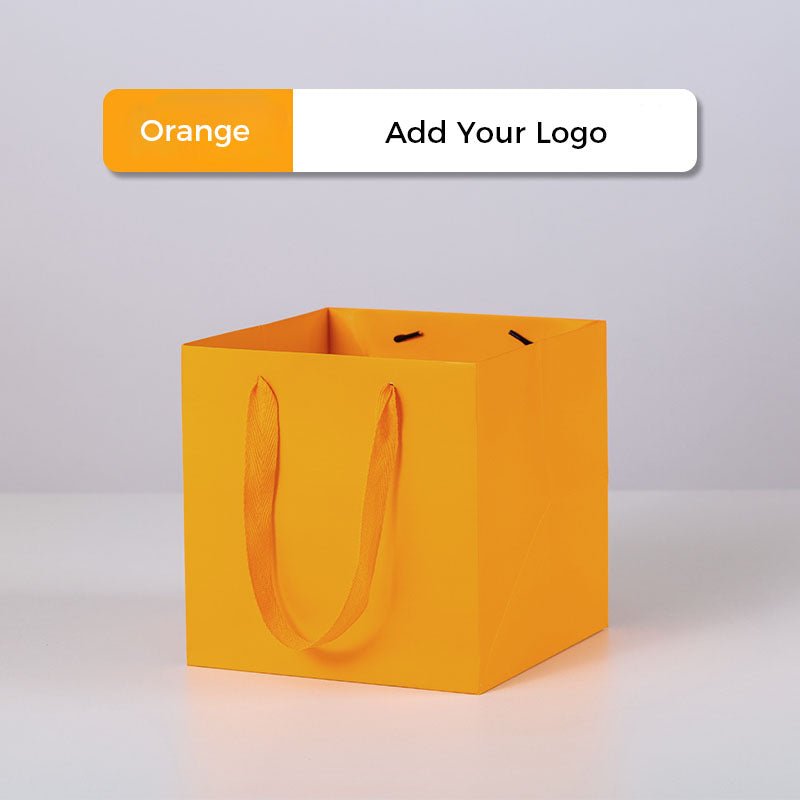 Custom Logo Paper Bags – 250gsm | 30 Sizes · 10 Colors · Ready to Ship | Laribbons Custom - laribbons Custom Shop