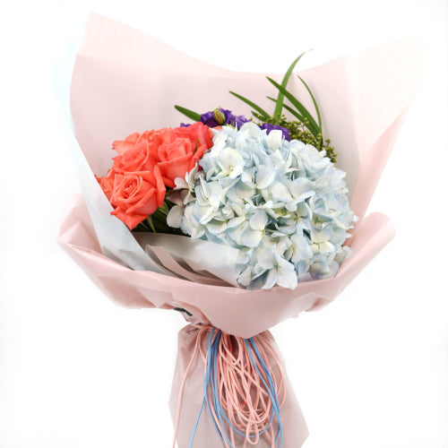 58cm*20M Matte Waterproof BOPP Florist Wrapping Film Roll Color Mixed | P.HX-001-Roll-20M | MOQ 10 Rolls  | Laribbon Custom