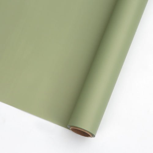 58cm*10m 65 Micron Waterproof Solid BOPP Florist Wrapping Paper Roll Color Mixed | P.XXY-004-Roll | MOQ 10 Rolls | Laribbon Custom - Laribbons Custom
