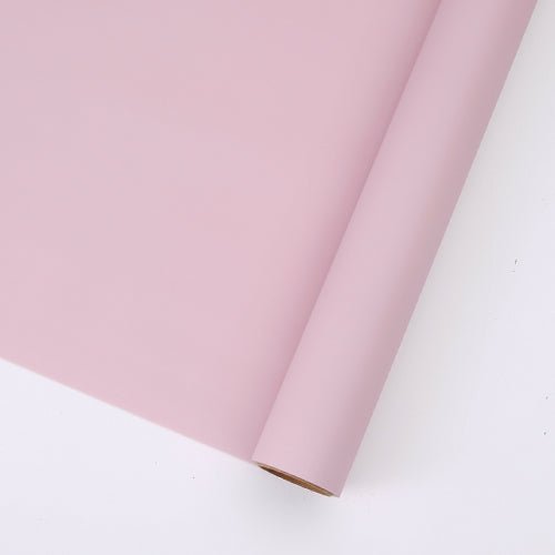 58cm*10m 65 Micron Waterproof Solid BOPP Florist Wrapping Paper Roll Color Mixed | P.XXY-004-Roll | MOQ 10 Rolls | Laribbon Custom - Laribbons Custom