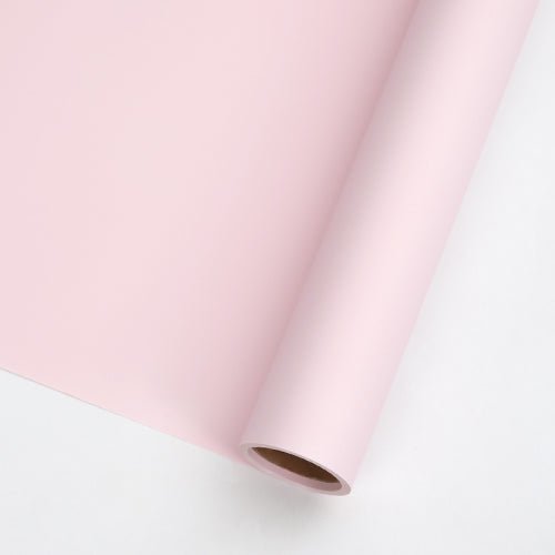 58cm*10m 65 Micron Waterproof Solid BOPP Florist Wrapping Paper Roll Color Mixed | P.XXY-004-Roll | MOQ 10 Rolls | Laribbon Custom - Laribbons Custom