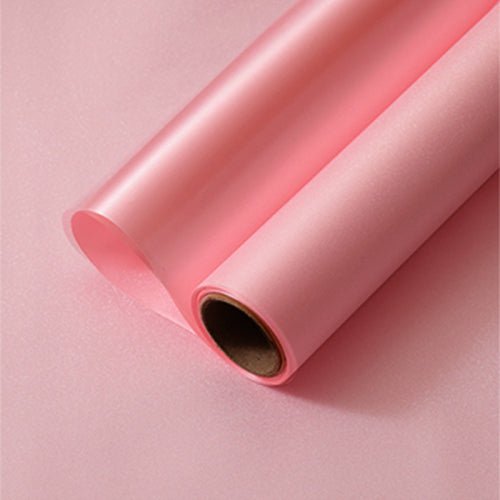 49cm*5m 150 Micron Waterproof Pearlescent Plastic Film Florist Wrapping Roll Color Mixed | P.ZZD | MOQ 10 Rolls | Laribbon Custom - Laribbons Custom