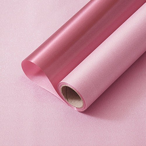 49cm*5m 150 Micron Waterproof Pearlescent Plastic Film Florist Wrapping Roll Color Mixed | P.ZZD | MOQ 10 Rolls | Laribbon Custom - Laribbons Custom