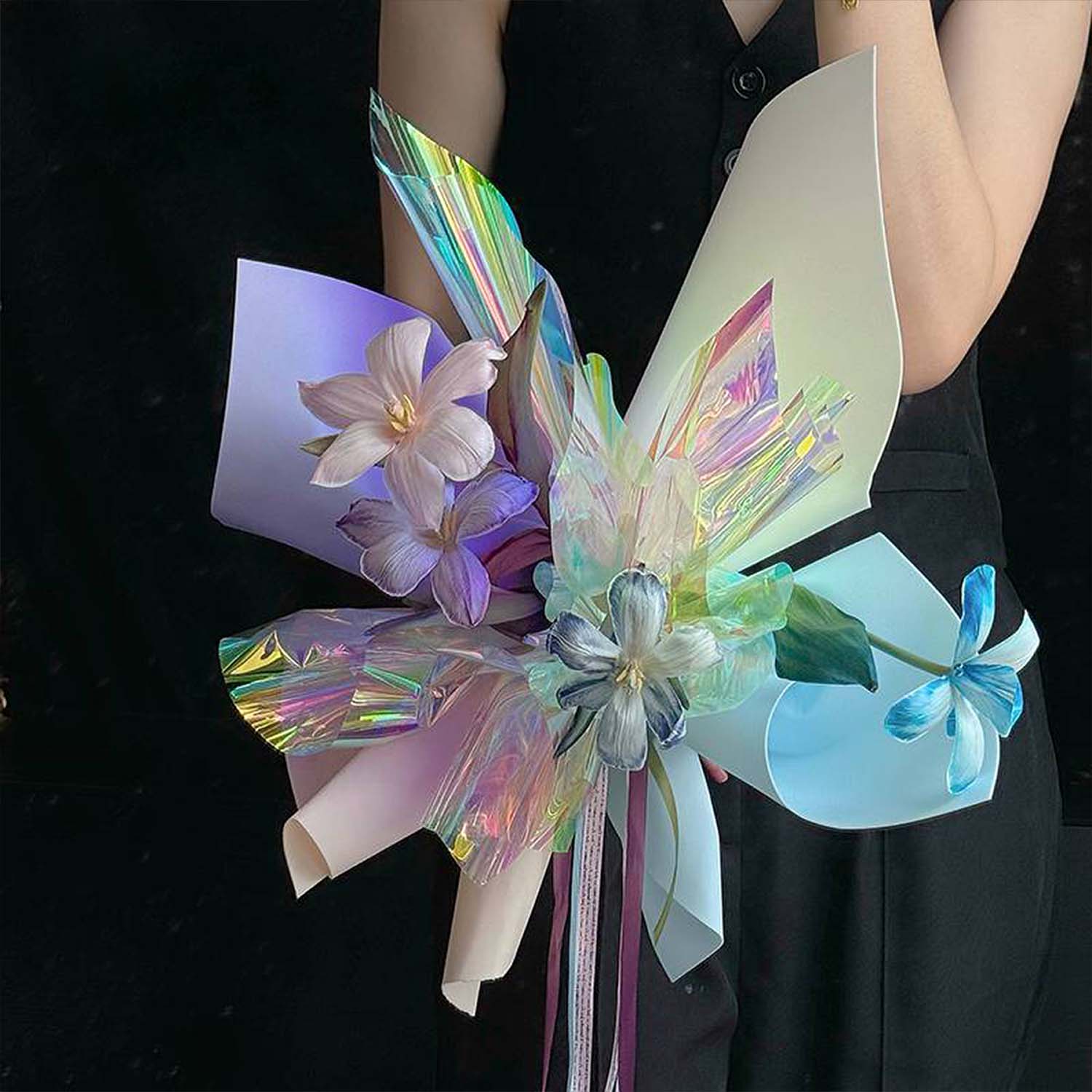 52x58cm EVA Flower Packaging Sheets | MOQ 100pcs | Laribbon Custom - laribbons