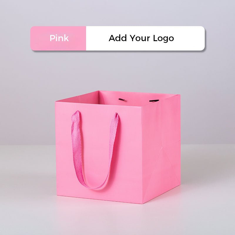 Custom Logo Paper Bags – 250gsm | 30 Sizes · 10 Colors · Ready to Ship | Laribbons Custom - laribbons Custom Shop