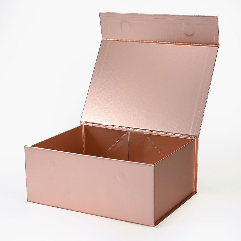 Glossy Laminated Magnetic Foldable Rigid Gift Box - Medium Size | Multiple Colors | Custom Logo Available
