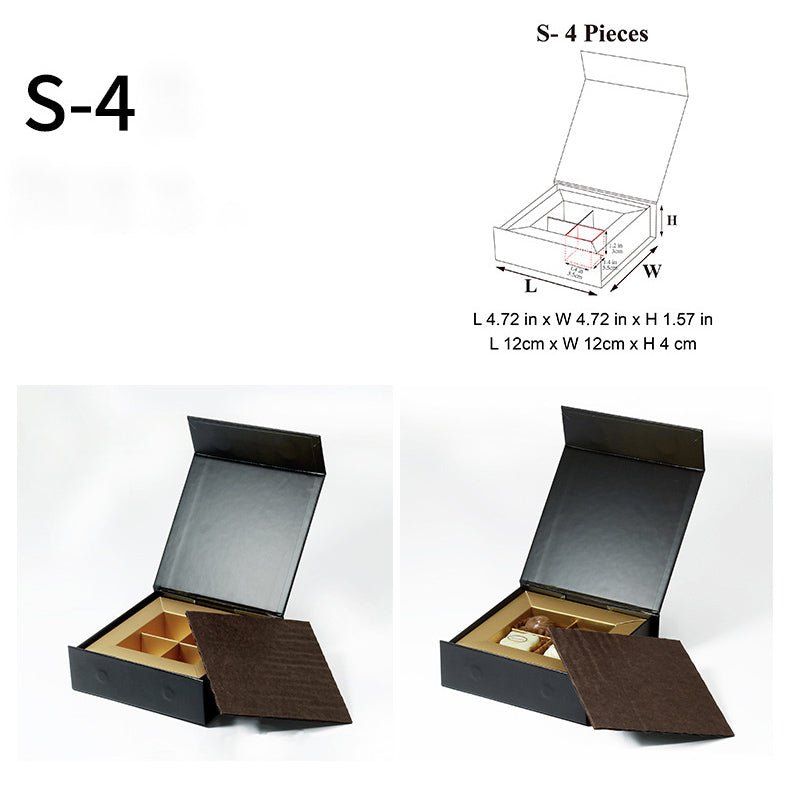 🍫 Luxury Chocolate Gift Boxes – Foldable | 4–24 Grids | MOQ 100 | Samples & Custom Logo | Laribbons Custom - laribbons Custom Shop