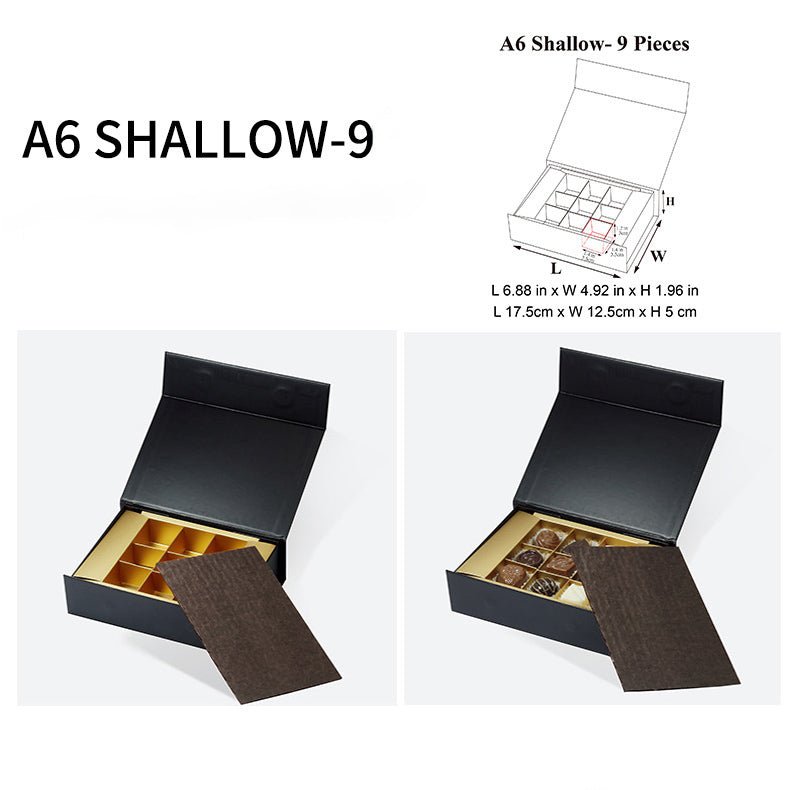 🍫 Luxury Chocolate Gift Boxes – Foldable | 4–24 Grids | MOQ 100 | Samples & Custom Logo | Laribbons Custom - laribbons Custom Shop