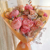 58x58cm OPP Flower Packaging Sheets | MOQ 100pcs | Laribbon Custom - laribbons