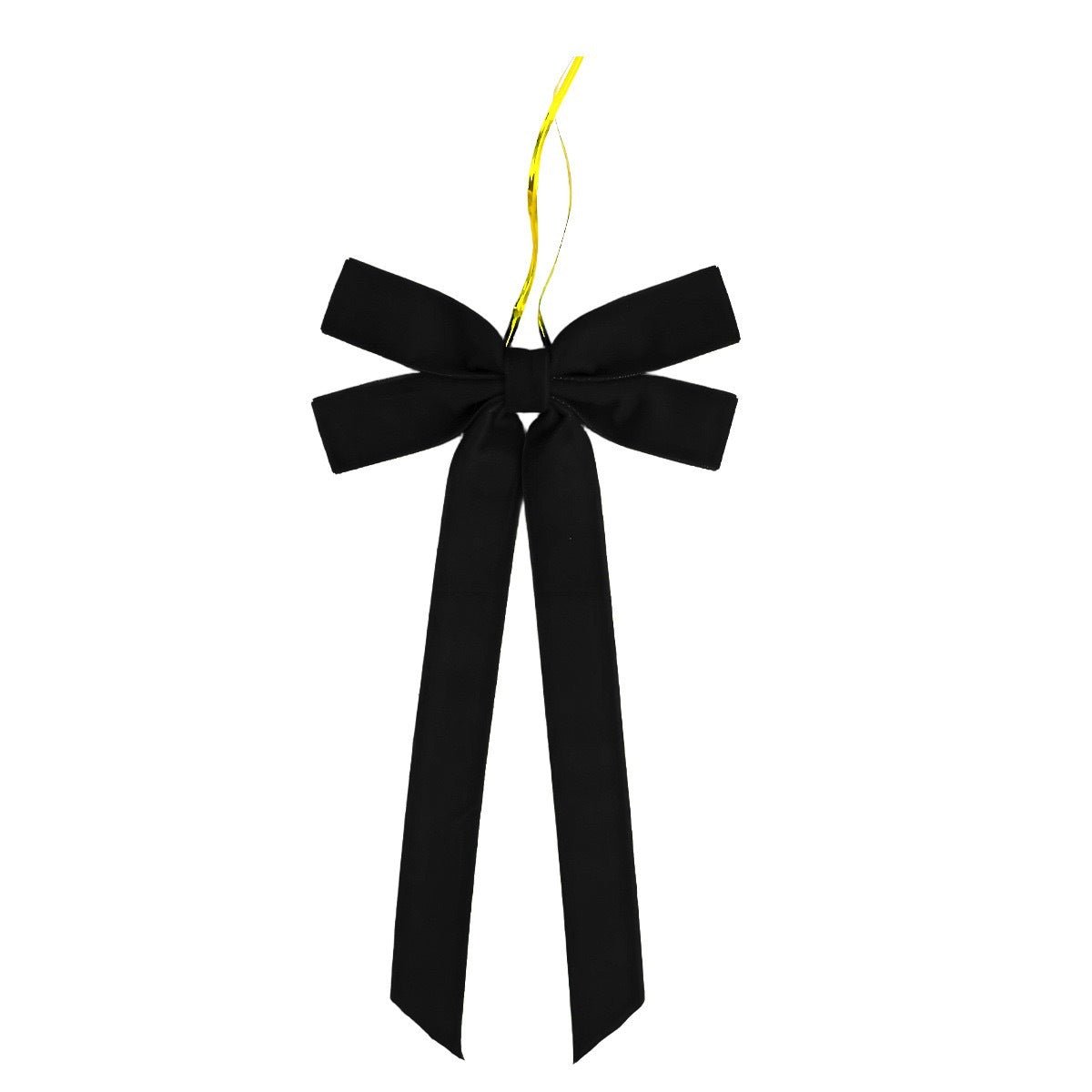 Velvet Two-Loop Bow, 13×26cm Christmas Decor Bow with Twist Tie | Assorted Colors | 4pcs/Pack, MOQ 5 Packs | Mixable - Laribbons Custom