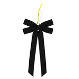 Velvet Two-Loop Bow, 13×26cm Christmas Decor Bow with Twist Tie | Assorted Colors | 4pcs/Pack, MOQ 5 Packs | Mixable - Laribbons Custom