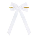 Velvet Two-Loop Bow, 13×26cm Christmas Decor Bow with Twist Tie | Assorted Colors | 4pcs/Pack, MOQ 5 Packs | Mixable - Laribbons Custom